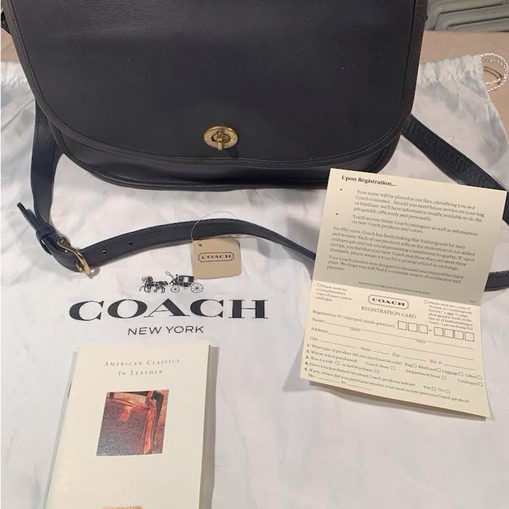 Vintage Coach Crossbody Bag 0138